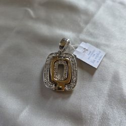 New with Tag Lia Sophia Flip Out Pendant, Gold and Silver Tone