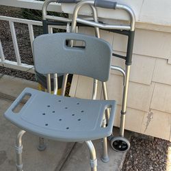 walker and shower chair