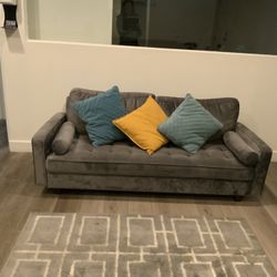 Gray couch 