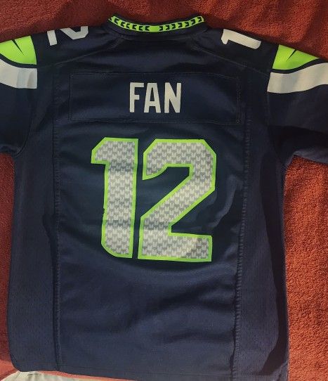 
NFL Seahawks Game Jersey  FAN - Navy  (M- 10/12) $15