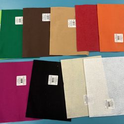 13 felt sheets - crafts, hobby, sewing - new