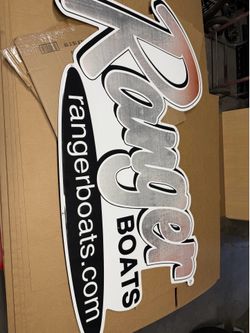 Vintage Ranger  Boat Sign.