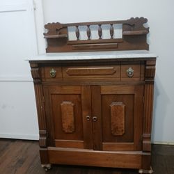 Cabinet with Marble Top 