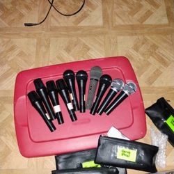 Full Band Microphone Setup With Case