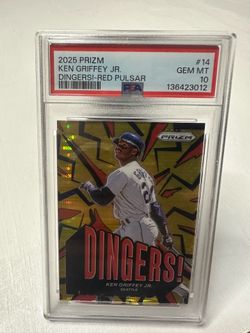 PSA 10 Ken Griffey jr Dingers - Red Pulsar 198/399