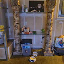 2 Towers Glass Shelves