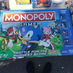 MONOPOLY - GAMER  ZONIC THE HEDGEHOG 