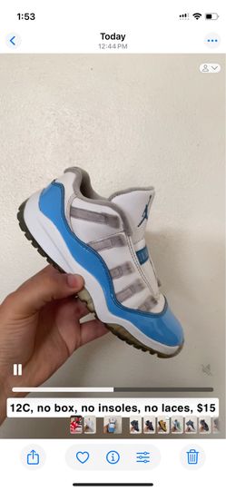 Jordan 11 UNC 12c
