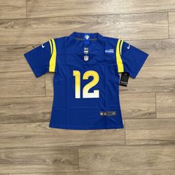 Women LA Rams #12 Puka Nacua Stitched Jersey , S to 2xl