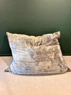2 Lovesac SuperSac Bean Bag Chairs with Plush Covers – Excellent Condition