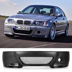 BMW E46 M3 CSL Style Front Bumper