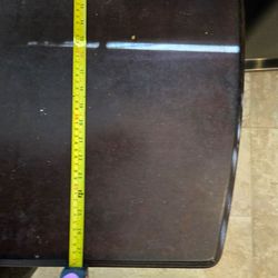 Dark Wood Storage Bench / Lift-Top Coffee Table w/ Drawers