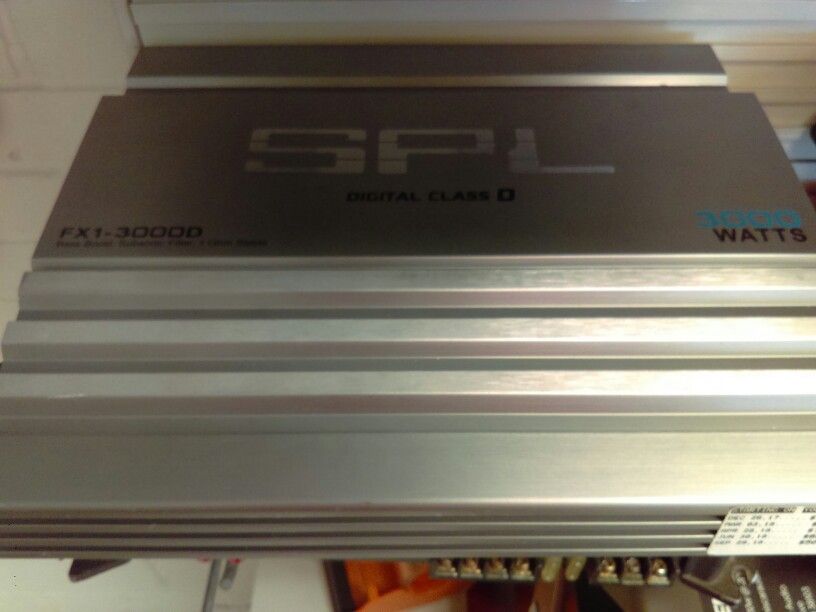 SPL fx1-3000d 3000 watt amp