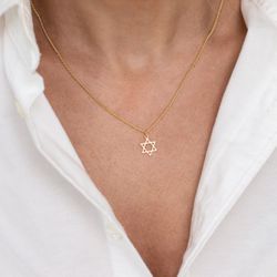 Star of David necklace