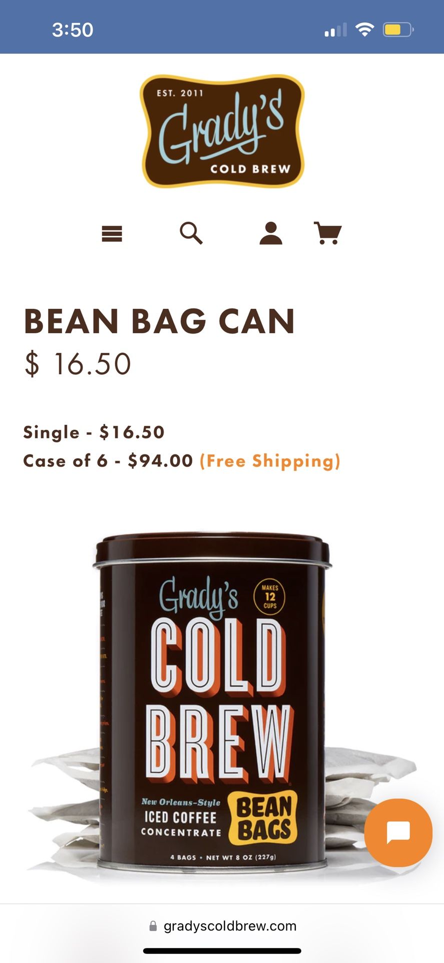 Grady’s Cold Brew Coffee