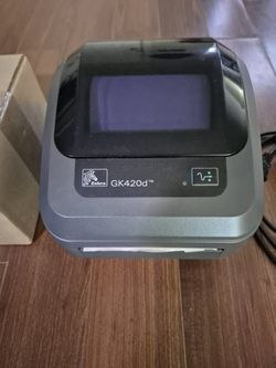 Thermal Label Printer Zebra GK420d Like New Extra Labels Included