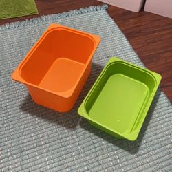 2 IKEA Storage Boxes Containers -kids 