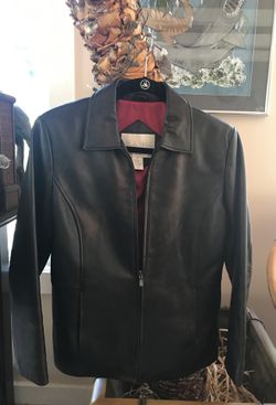 Women's Genuine Leather Studio Works Jacket Size PM