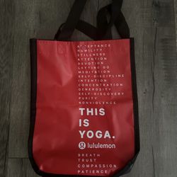 re usable lulu lemon bag