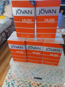 8 New Jovan musk after shave/cologne