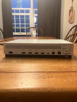 Xbox One S with controller and cables