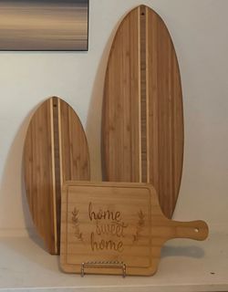 Trio of cutting boards