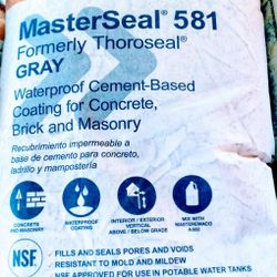 MASTER SEAL 581 CEMENT BASED COATING FOR CONCRETE, BRICK AND MASONRY ORLANDO 32839 $30 EACH ONE 