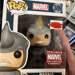 Marvel Rhino Pop Funko (Marvel collector corps)