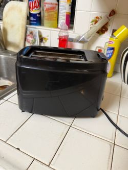 Toaster kitchen 2 slice black