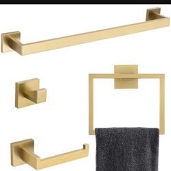 Gold Bathroom Accessories 