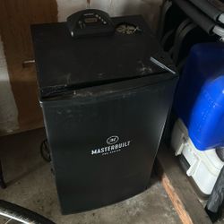Smoker And Mini Fridge