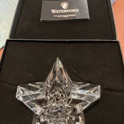 Waterford, beautiful crystal star