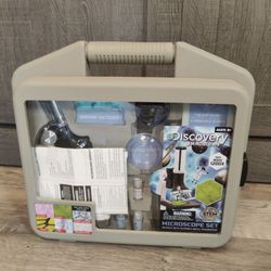 New Microscope Set 48-Piece with Durable Metal Framework, 120X-1200X Magnification Great Christmas Gift