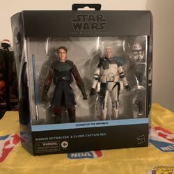 Star Wars The Black Series Anakin Skywalker & Clone Captain Rex