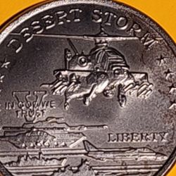 1991 Desert Storm $5 Dollar Coin