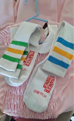 Stranger Things Eleven Costume Dress and 2 Pair Socks