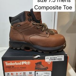 Timberlands Pro Safety Toe Work Boots Size 9 Womens , 7.5 Men's 