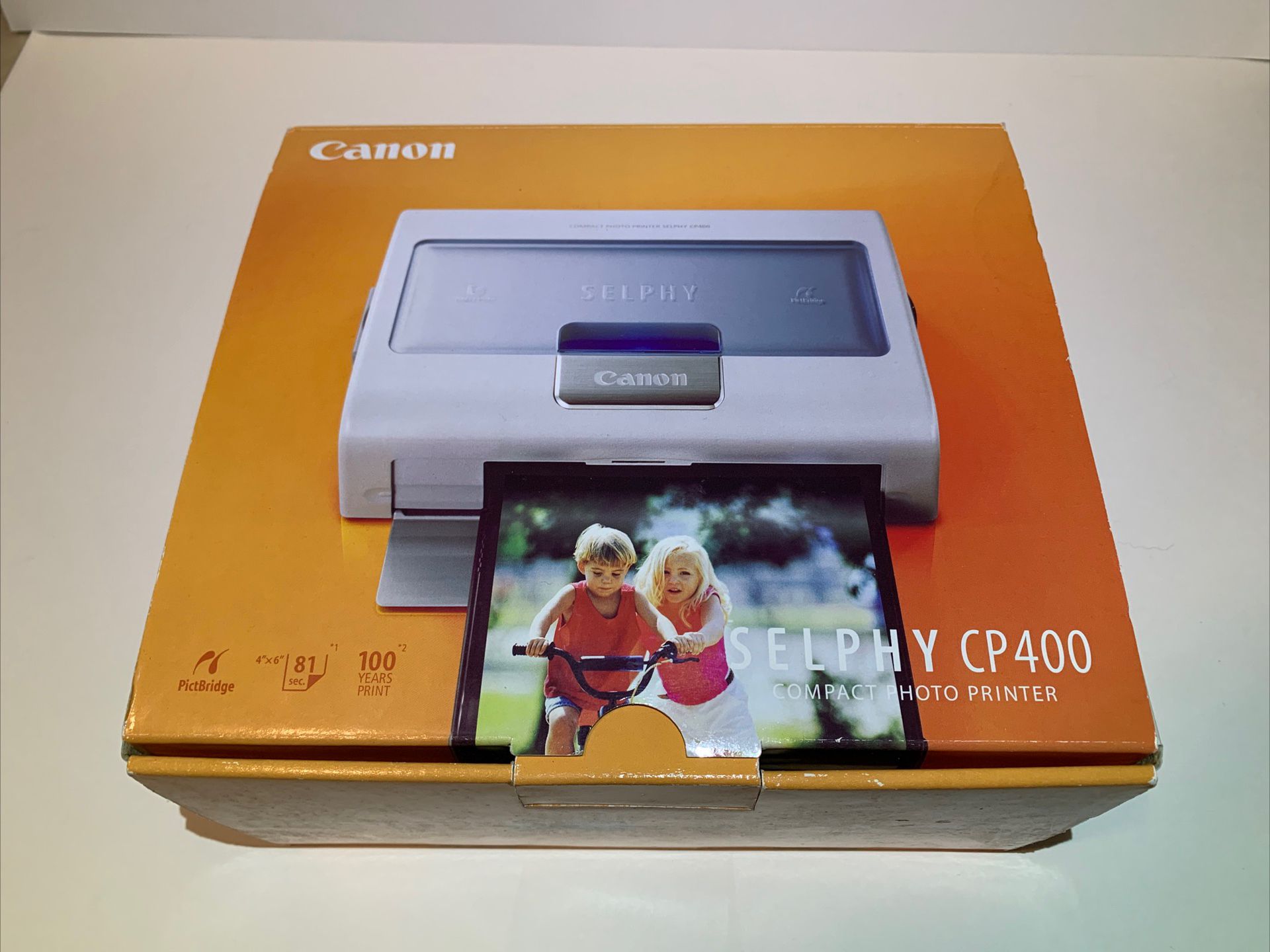 New Open Box Canon Selphy CP400 Compact Photo Printer 4”x 6” USB Pictures