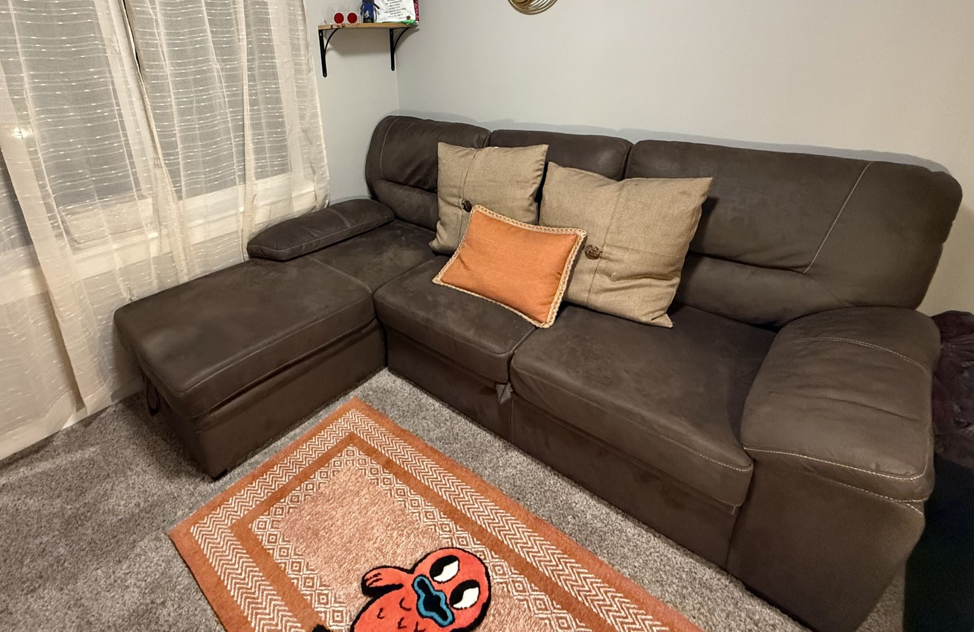 L-Shaped Sleeper Sofa