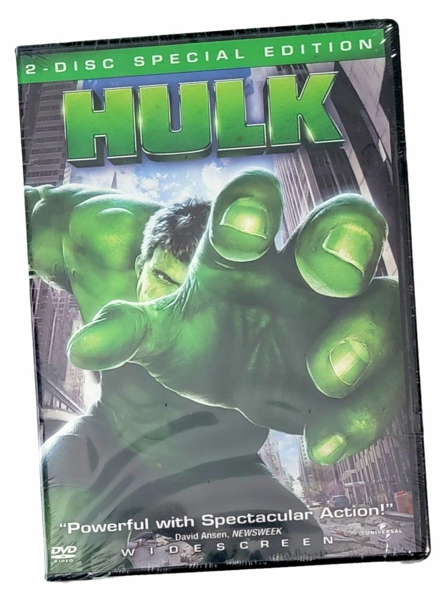 NEW The Hulk Marvel DVD 2003 2-Disc Set Action Sci-fi Widescreen Sealed