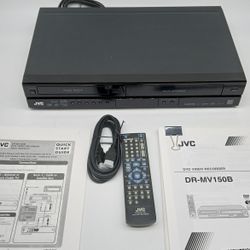 JVC DVD Recorder/VCR with Remote, Manual And Cable. HDMI Output. Digital Tuner. Works Fine.