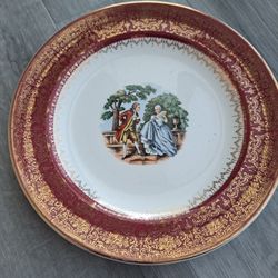 Century Salem 23 Kt Gold Trim Plates