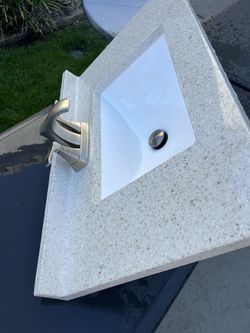 Bathroom Sink and Faucet