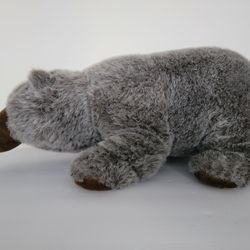 Lrg Grey Grizzly Bear Stuffed Animal