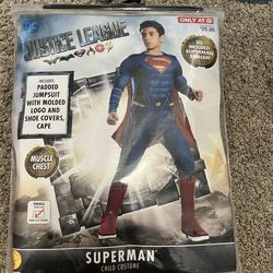 Superman costume 4-6 T