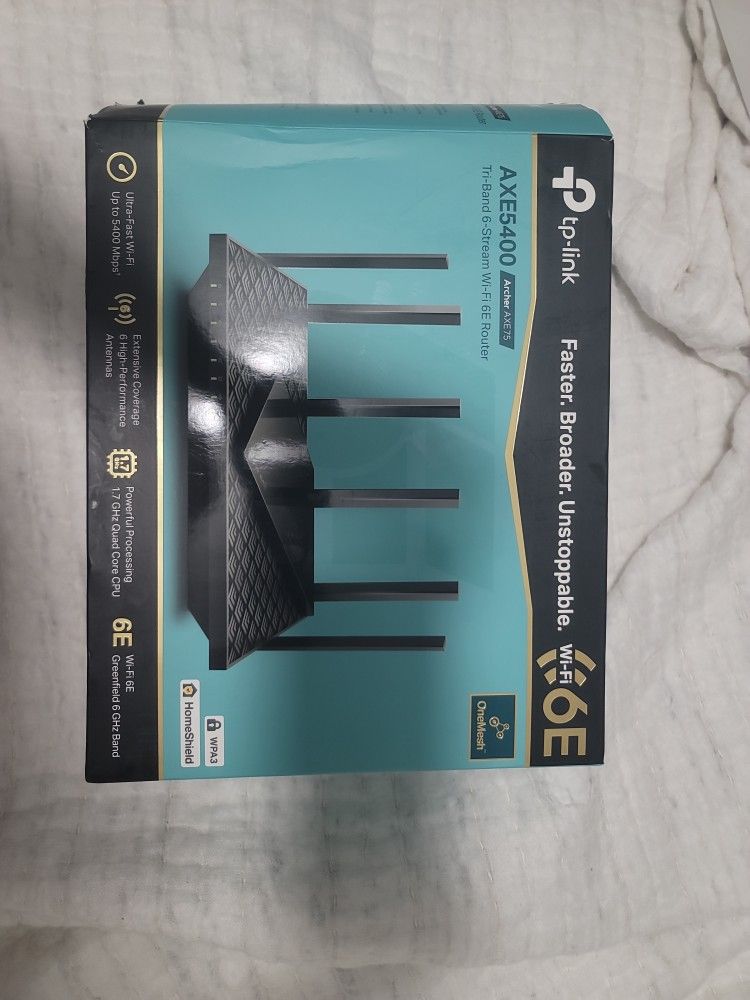 TP-Link AXE5400 TRI-BAND WiFi 6E Gaming Router
