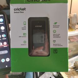 New Cricket Flip Phone