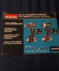 18V LXT® SUB-COMPACT BRUSHLESS 2-PC. COMBO KIT