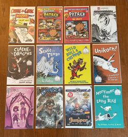 12 Kids Indie Comic book lot ! Scoot, Aw Yeah, Ninjago & more)