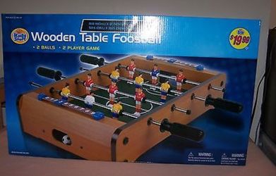 Fooseball table